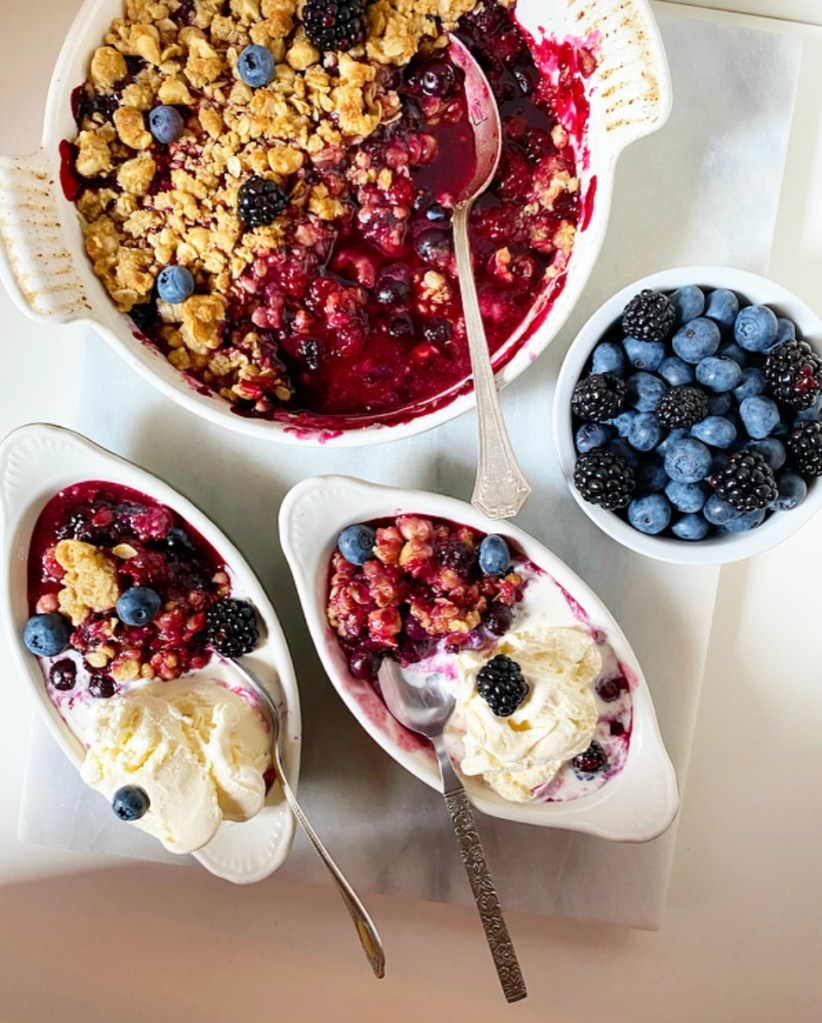 Black & Blueberry Crisp