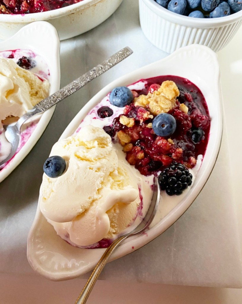 Black & Blueberry Crisp