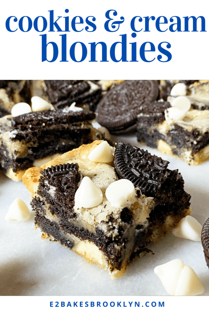 Cookies & Cream Blondies