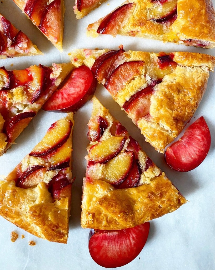 Plum Frangipane Galette