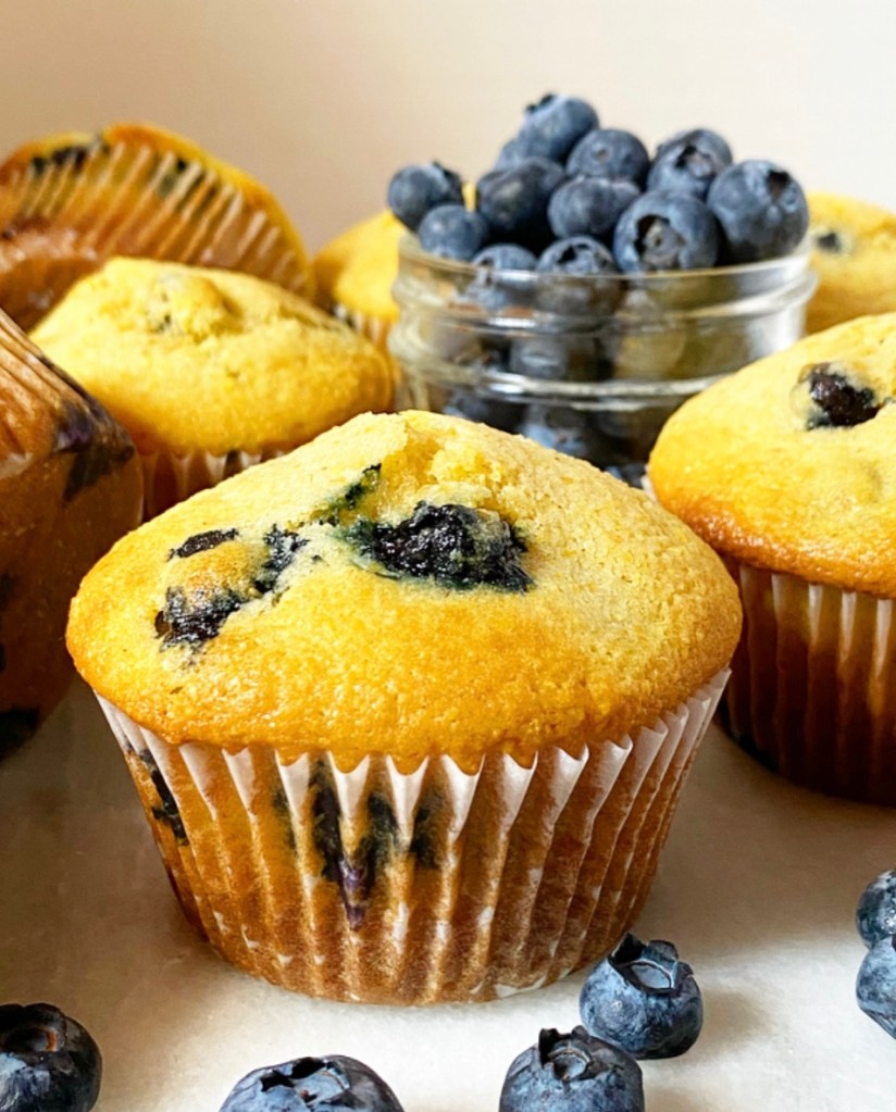Blueberry Corn Muffins