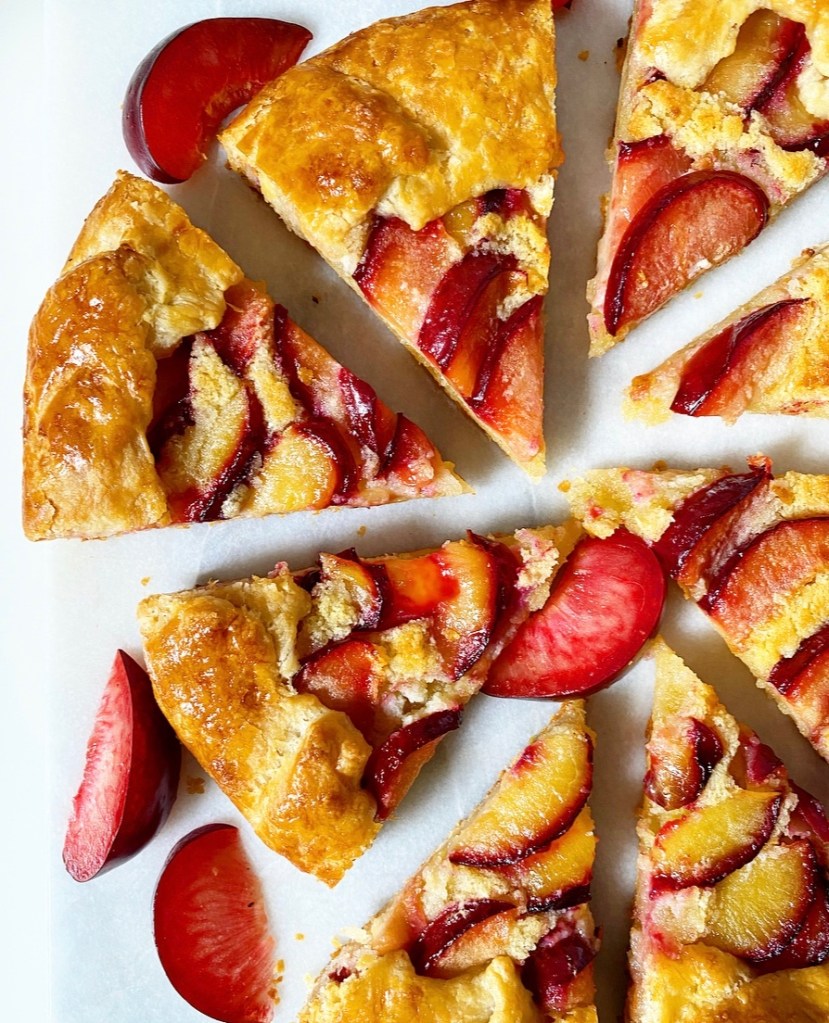 Plum Frangipane Galette