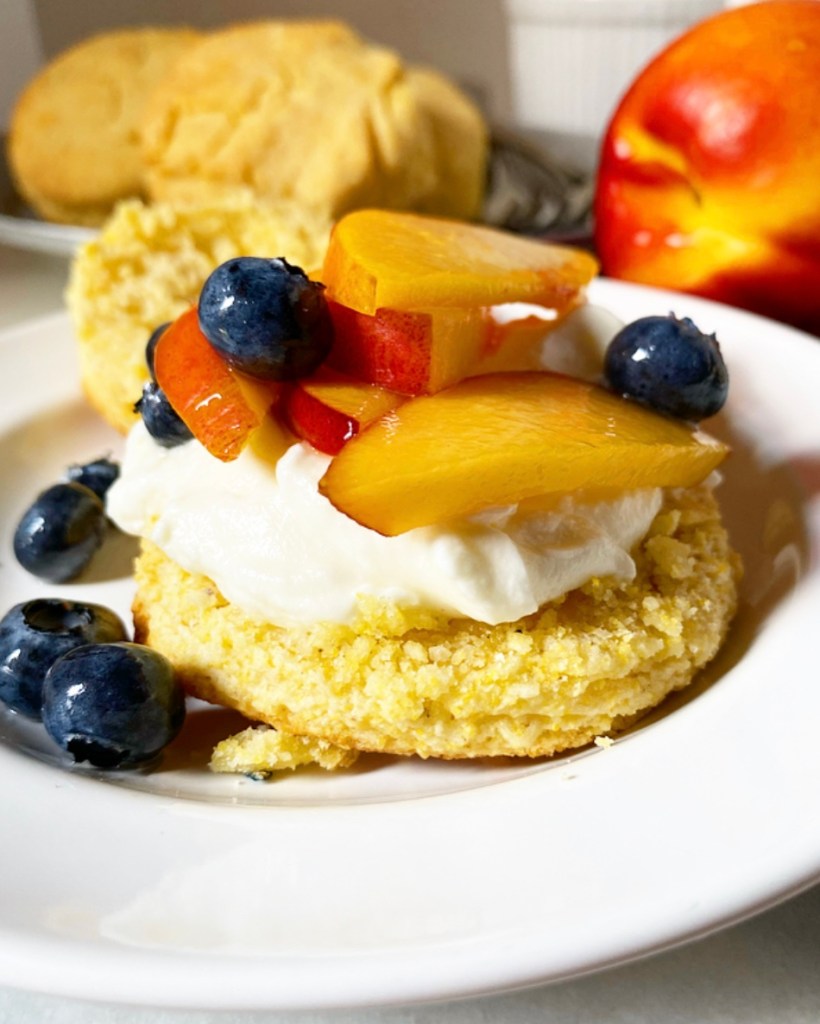 Cornmeal Summer Shortcakes