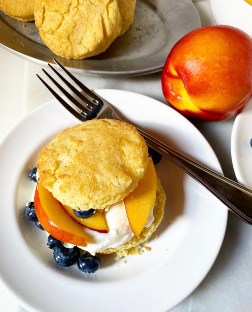 Cornmeal Summer Shortcakes