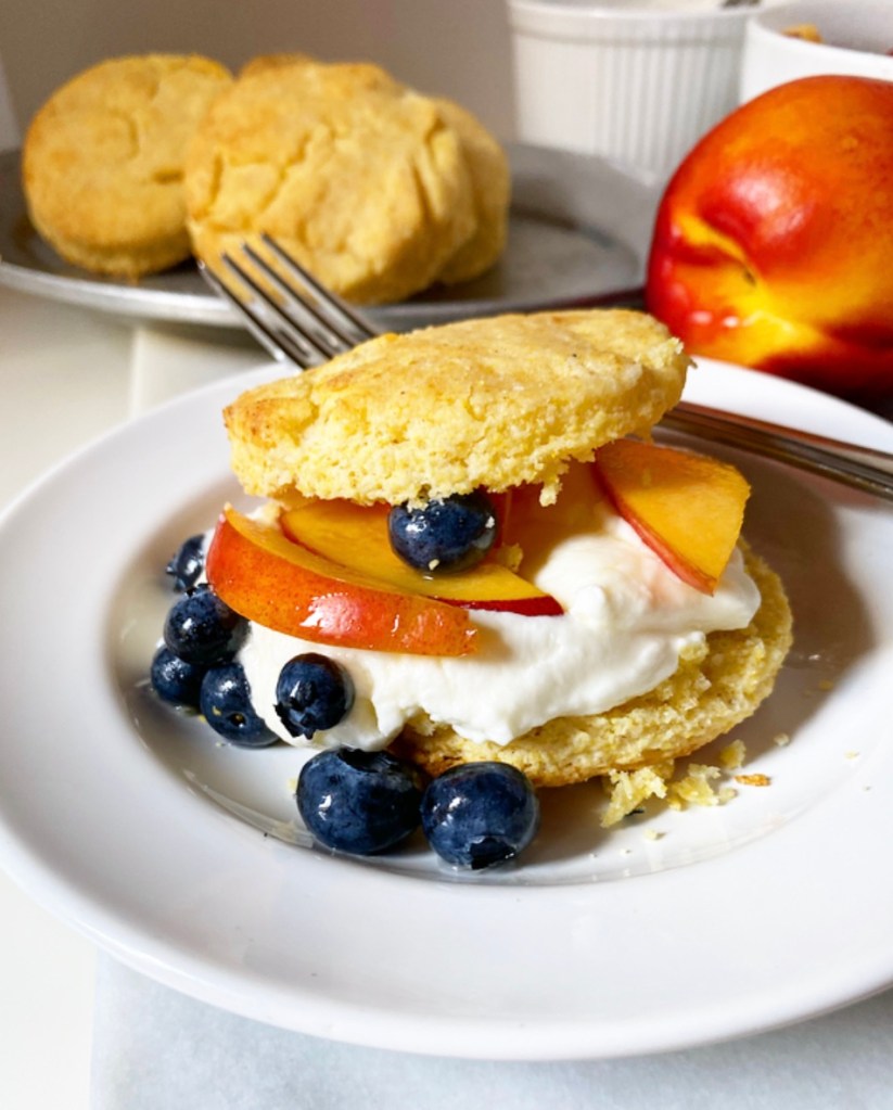Cornmeal Summer Shortcakes