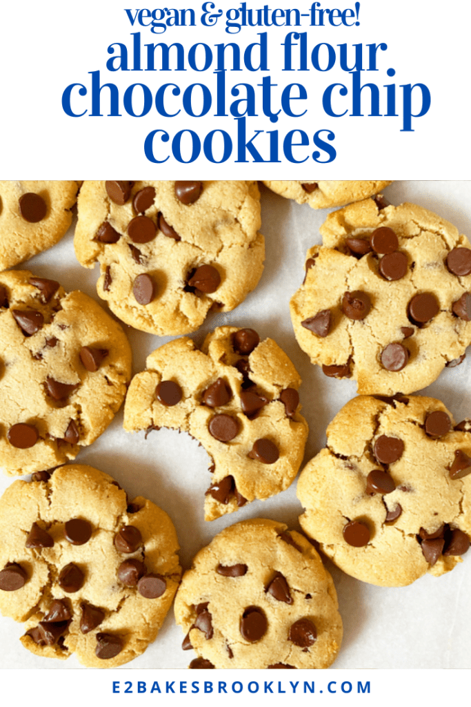 Almond Flour Chocolate Chip Cookies {Vegan & Gluten-Free}​