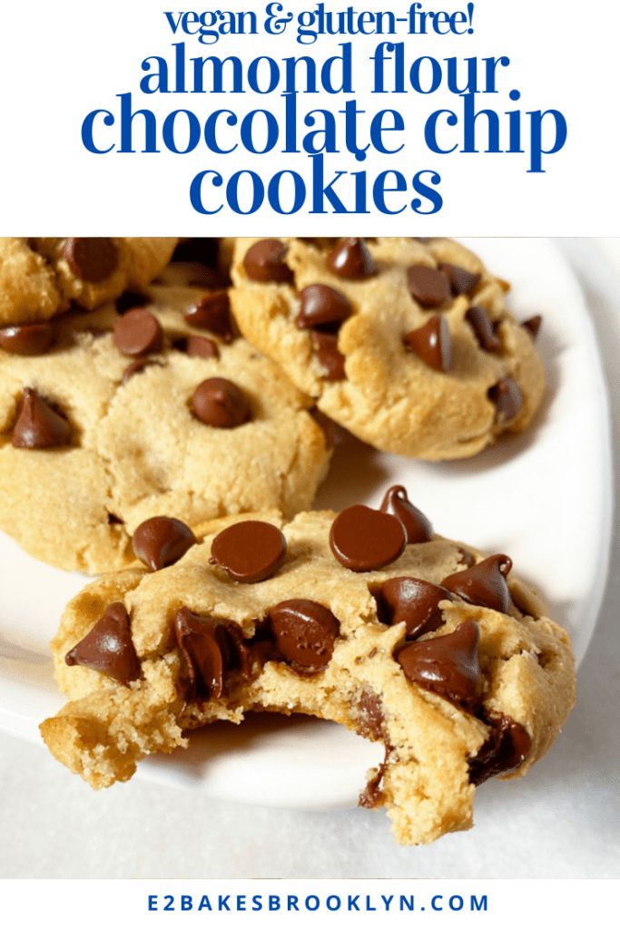 Almond Flour Chocolate Chip Cookies {Vegan & Gluten-Free}​