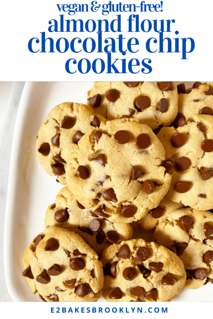 Almond Flour Chocolate Chip Cookies {Vegan & Gluten-Free}​