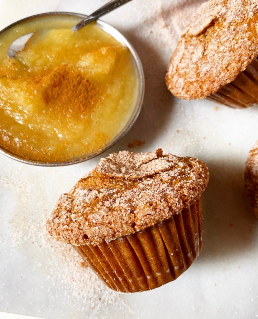 Sparkly Applesauce Muffins​