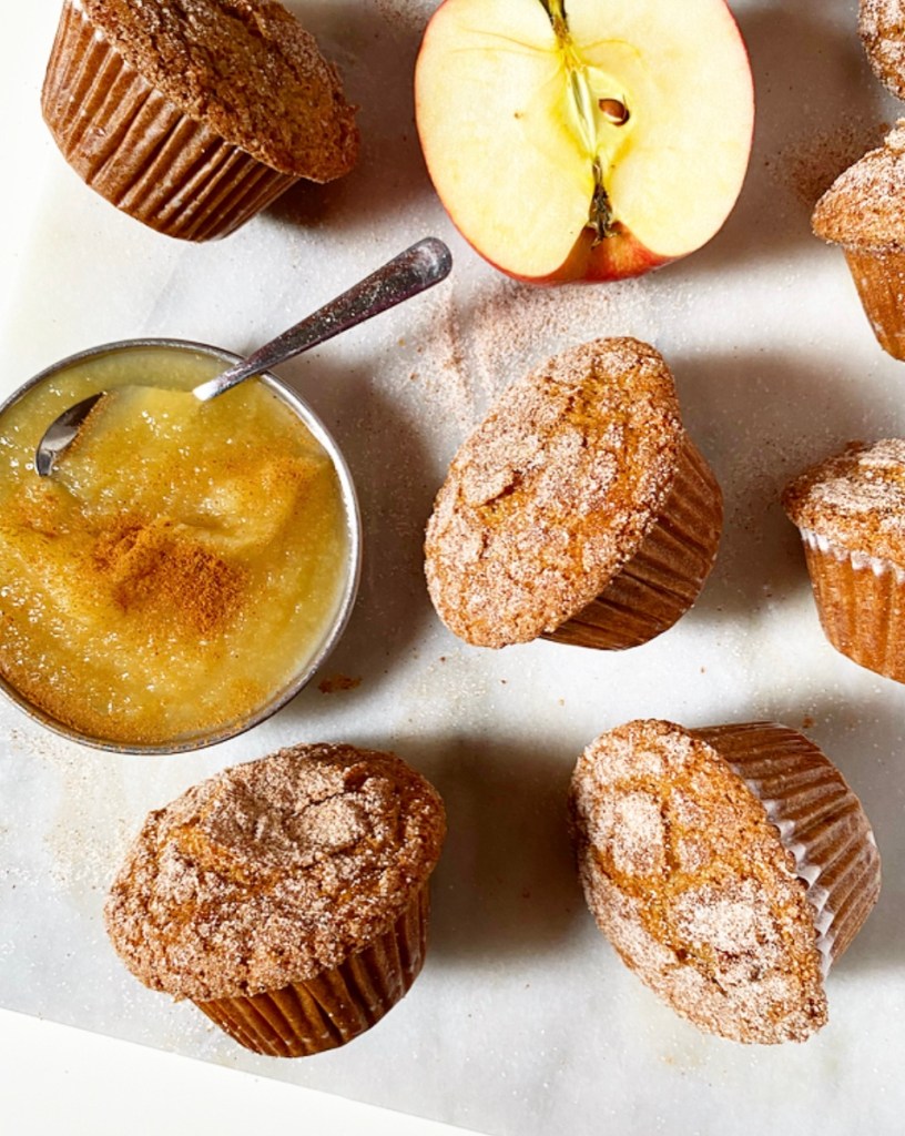 Sparkly Applesauce Muffins​