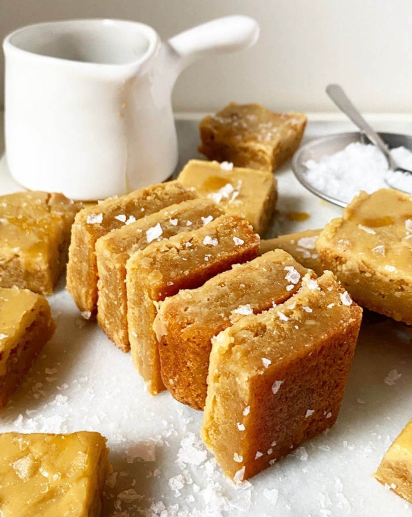 Salty Maple Brown Butter ​Blondies