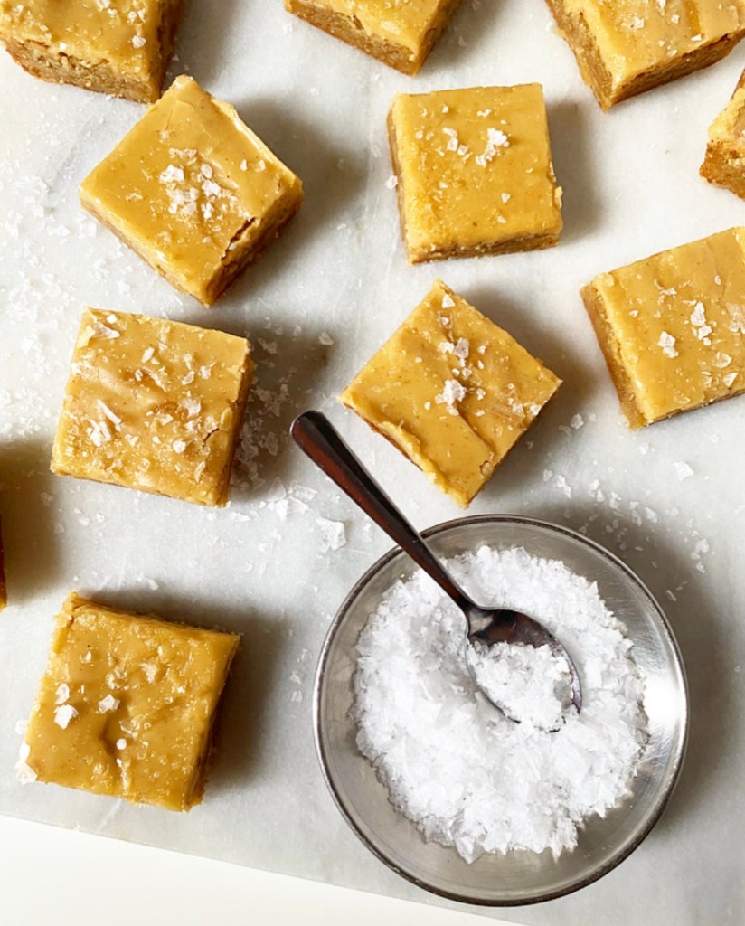 Salty Maple Brown Butter ​Blondies