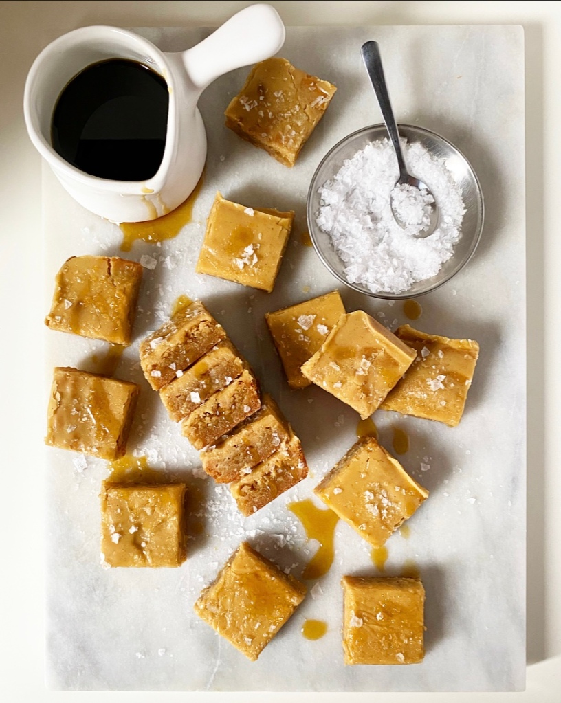 Salty Maple Brown Butter ​Blondies