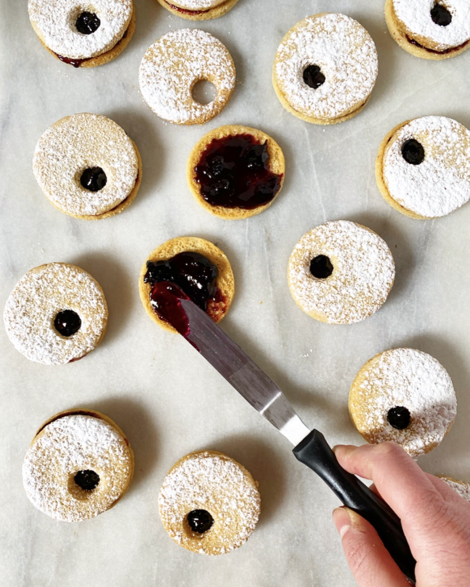 Vegan, Gluten-Free Linzer Cookies​