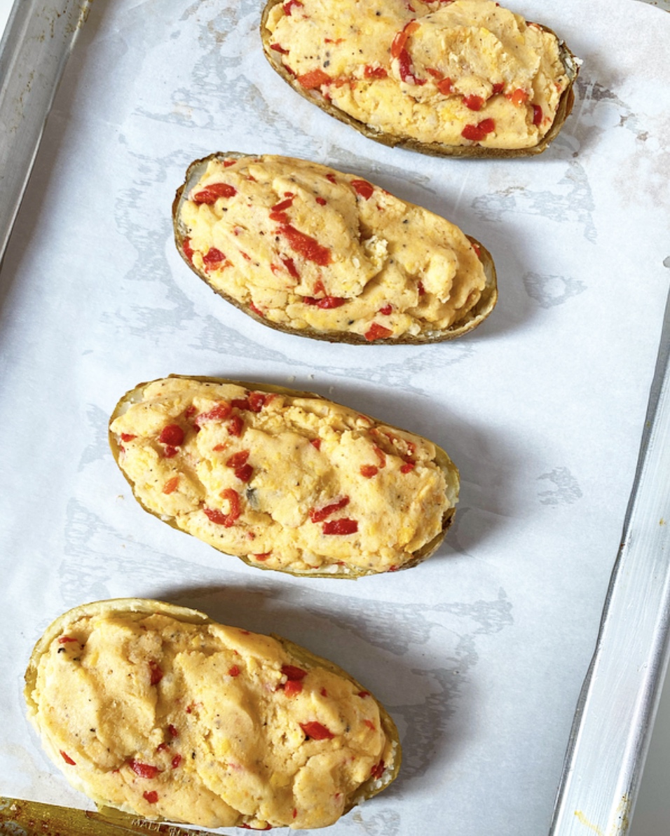 Pimento Cheese Twice-Baked Potatoes​
