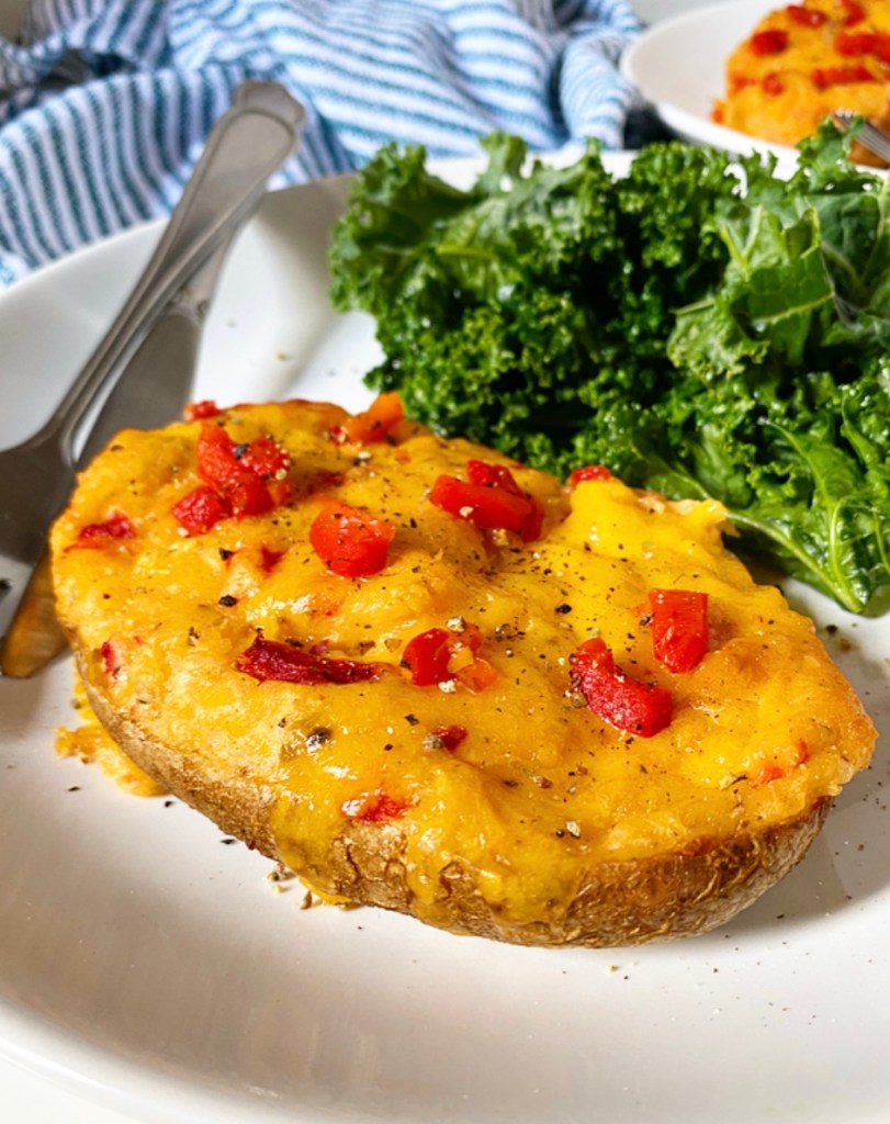 Pimento Cheese Twice-Baked Potatoes​