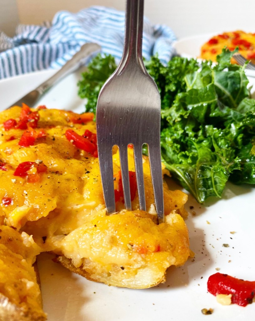 Pimento Cheese Twice-Baked Potatoes​