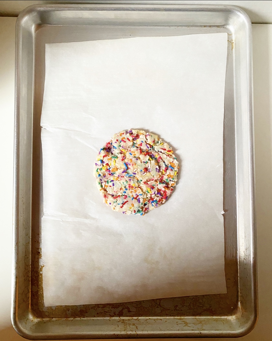 One Big Sprinkle Sugar Cookie​