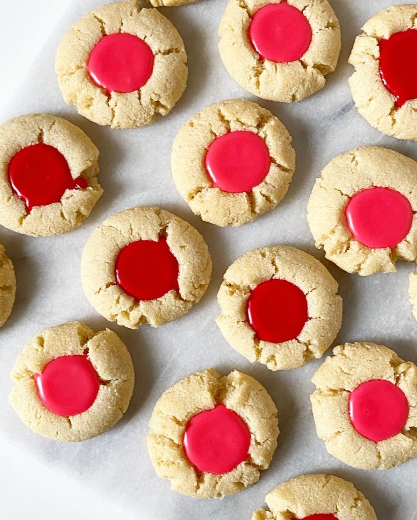 Vegan, Gluten-Free Icing Thumbprints