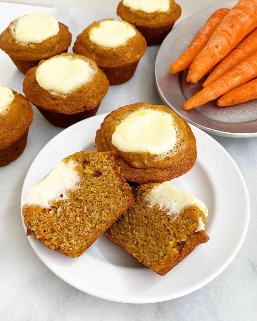 Carrot Cream Cheese Muffins