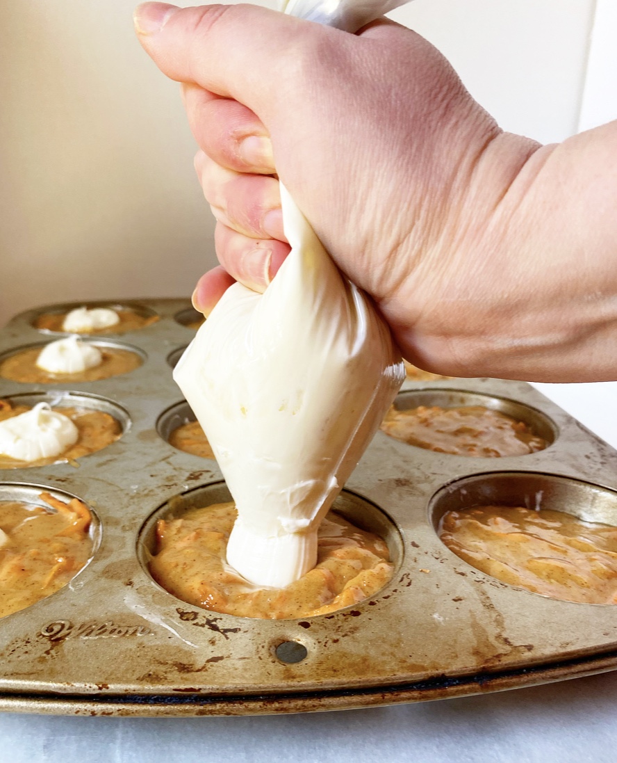 Carrot Cream Cheese Muffins