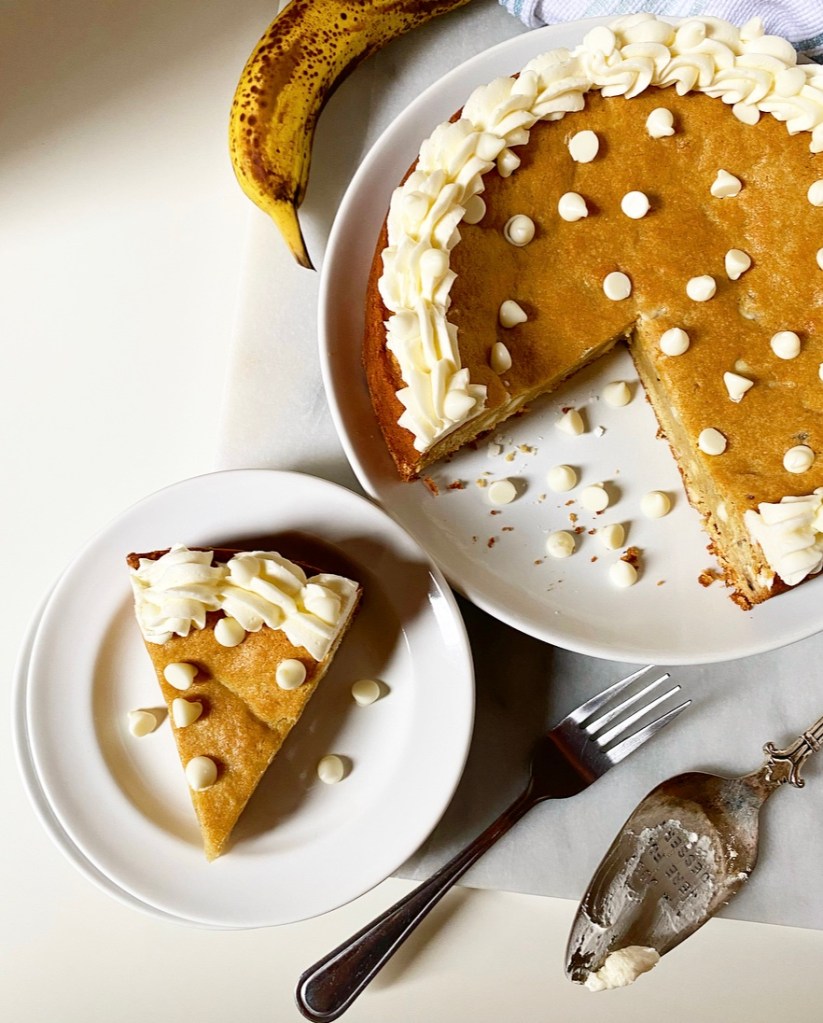 Banana Pudding Cookie Cake​