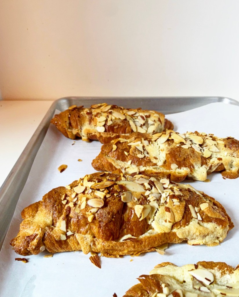 Easy Homemade Almond Croissants