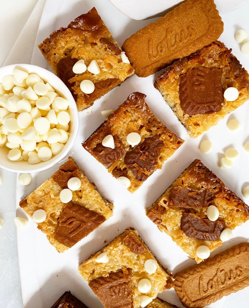 Coconut Biscoff Magic Bars