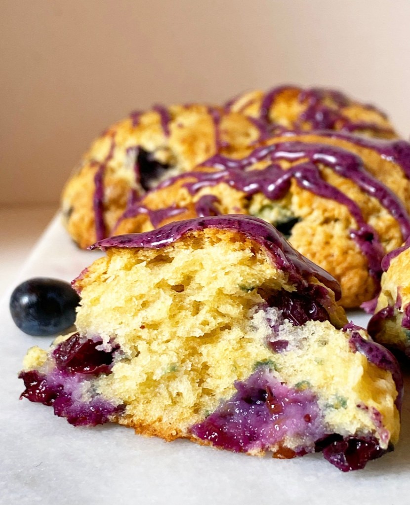 Blueberry Sour Cream Scones​