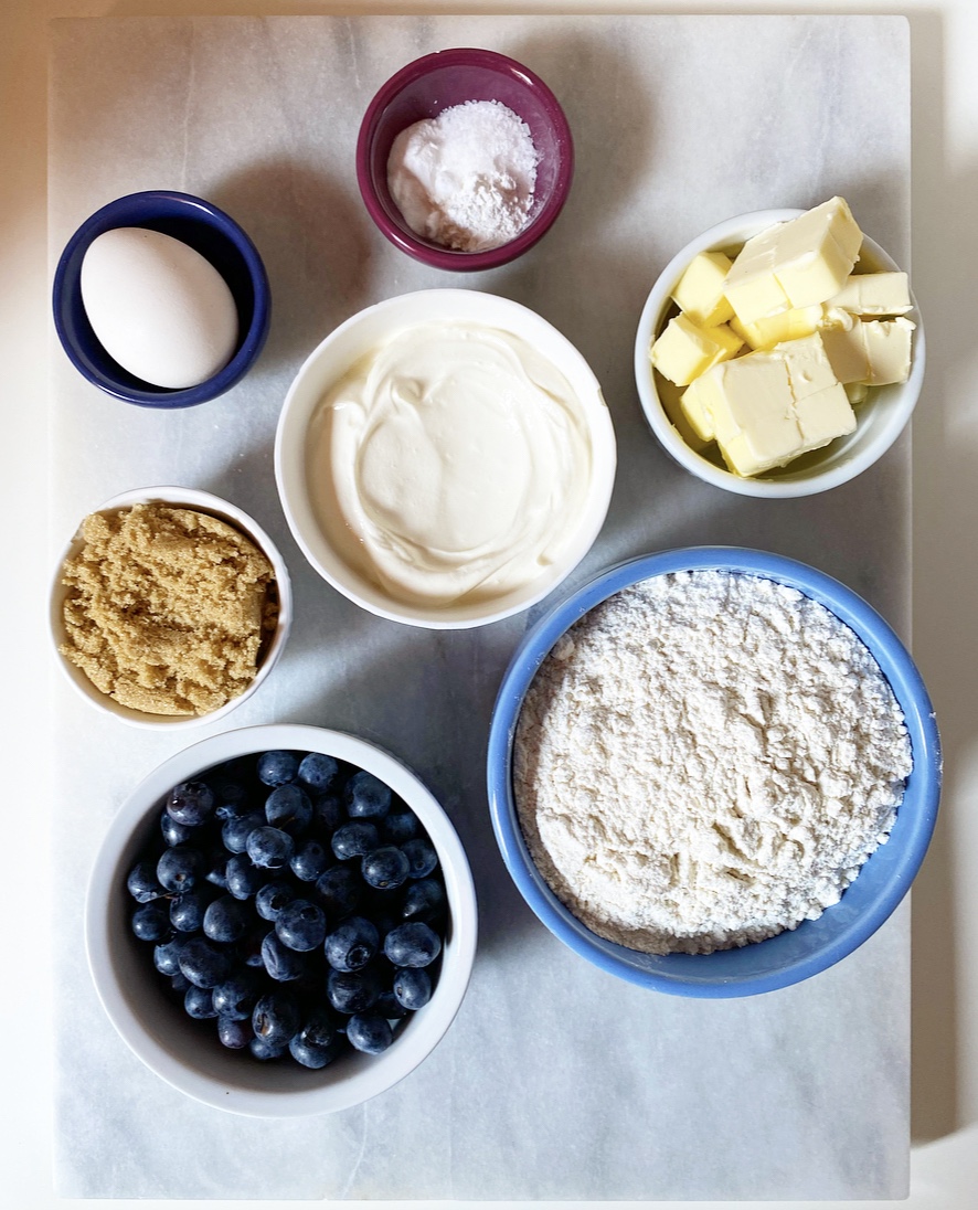 Blueberry Sour Cream Scones​