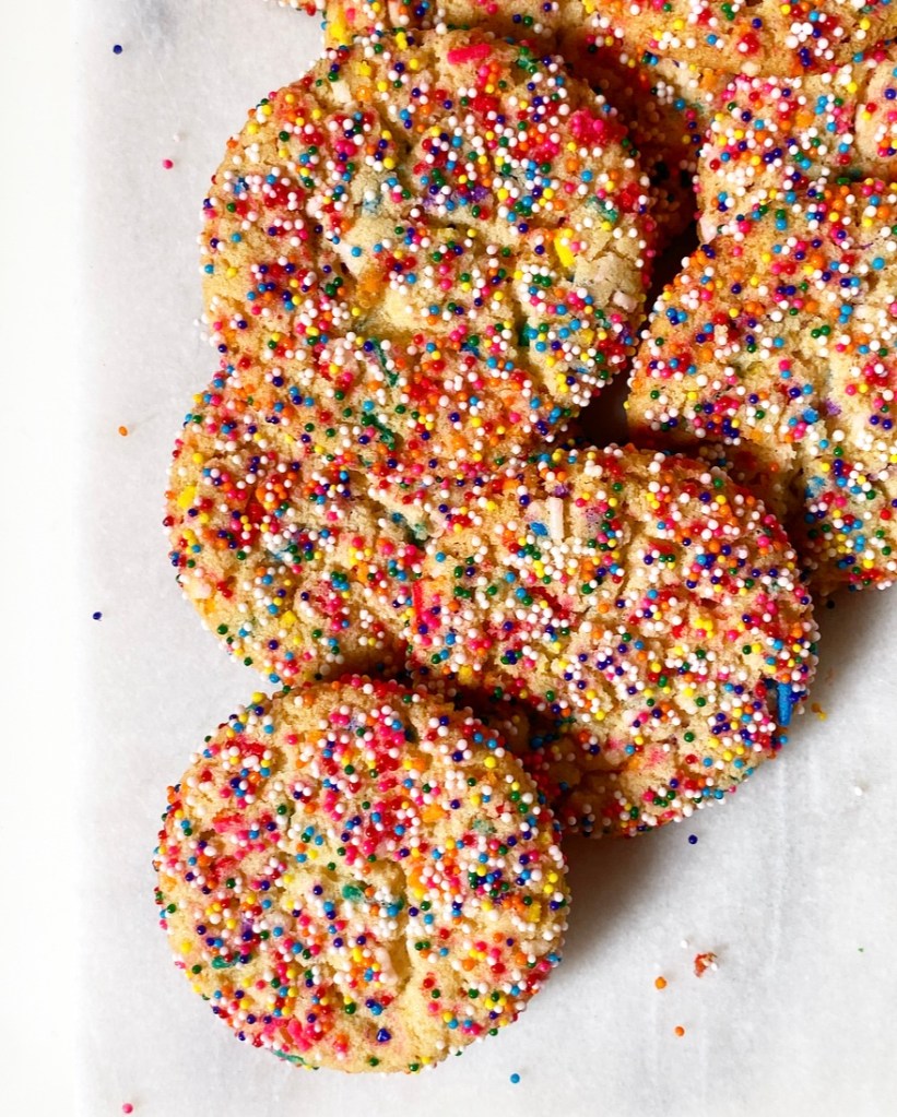 Crispy, Crunchy Sprinkle Sugar Cookies​