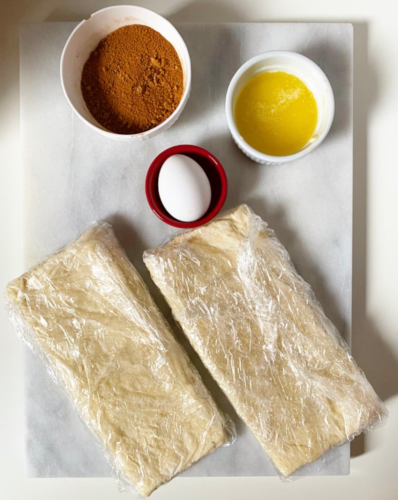 Cinnamon Sugar Puff Pastry Christmas Tree