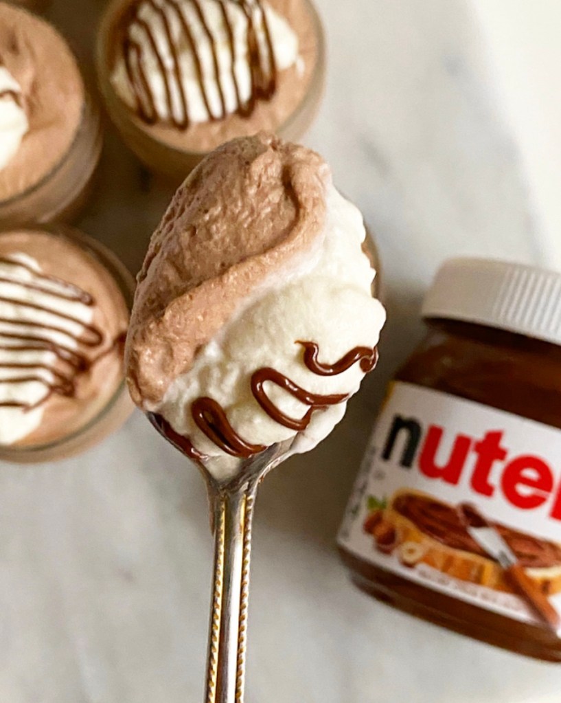 Three Ingredient Nutella Mousse​