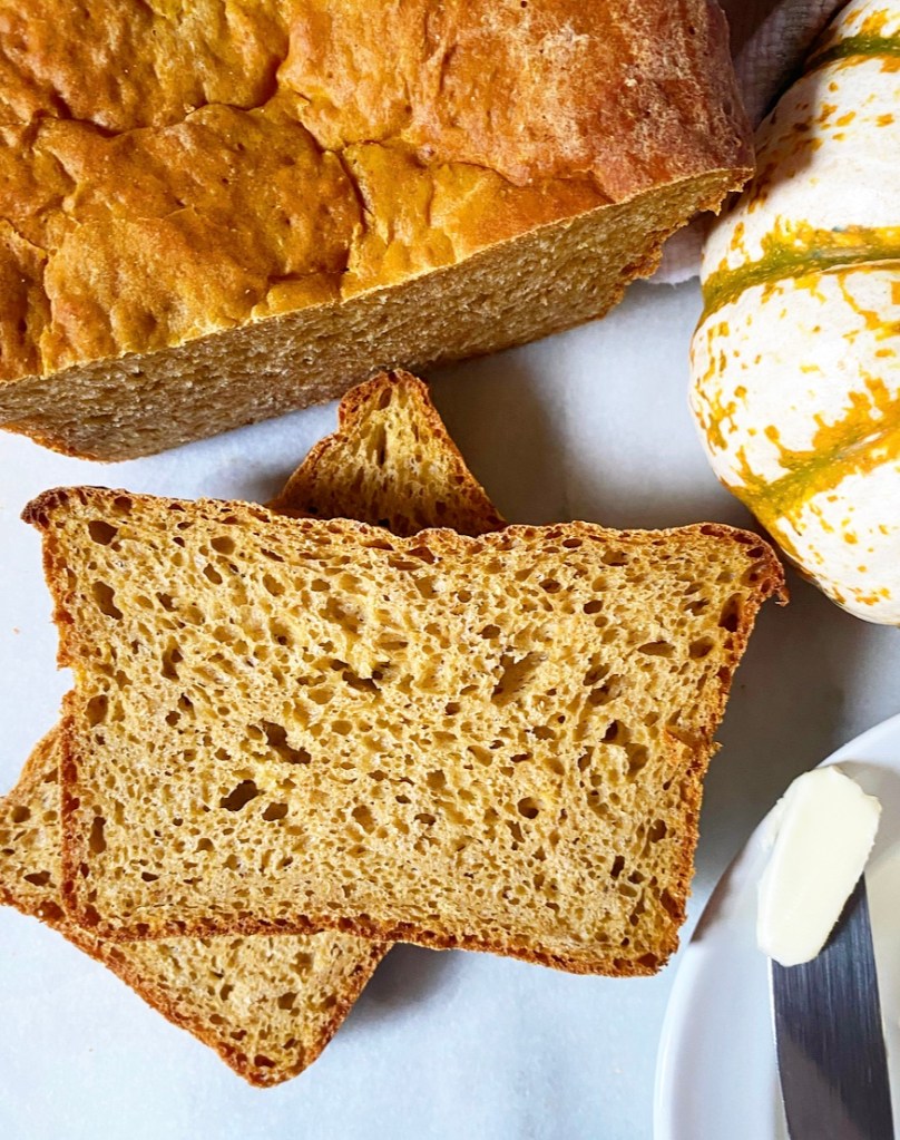 Pumpkin Spice English Muffin Bread
