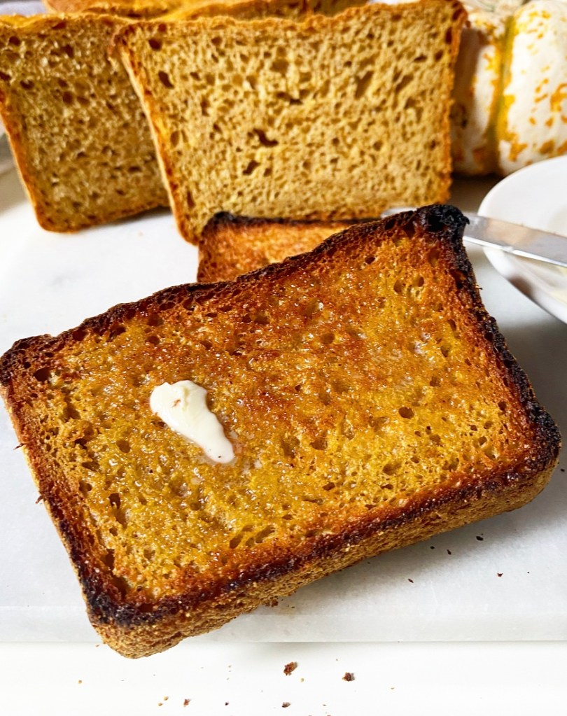 Pumpkin Spice English Muffin Bread