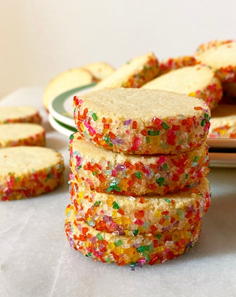 Almond Flour Sparkling Shortbread {Vegan, Gluten-Free}​